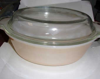 Anchor Hocking "Copper Tint" 1 1/2 qt. Casserole Dish w/Lid