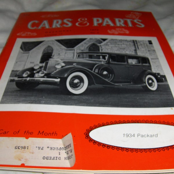 Vintage Car Parts Etsy
