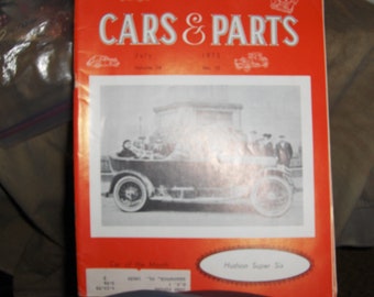 a "Cars & Parts" magazine from July 1973 with a Hudson Super Six on  the cover.