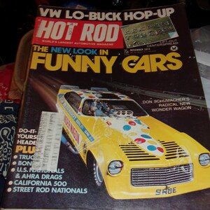 vintage Hot Rod magazine from November 1973