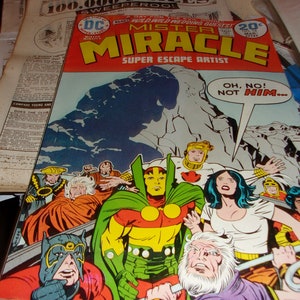 vintage "Mister Miracle Super Escape Artist" Vol. 4 No. 18 made by DC Comics from 1974