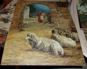 Cuadro religioso de 4 lados