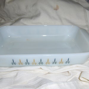 Fire King "Candleglow" 1 1/2 quart utility pan