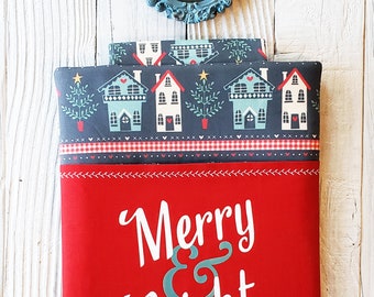 MERRY & BRIGHT book sleeve