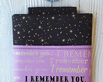 I REMEMBER YOU book sleeve