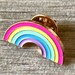 Rainbow Gold Enamel Pin/Brooch