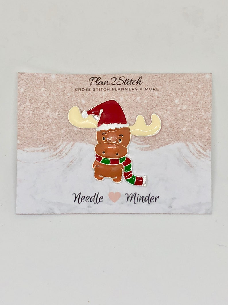 Snowman Zinc Alloy Needle Minder for Cross Stitch// Embroidery