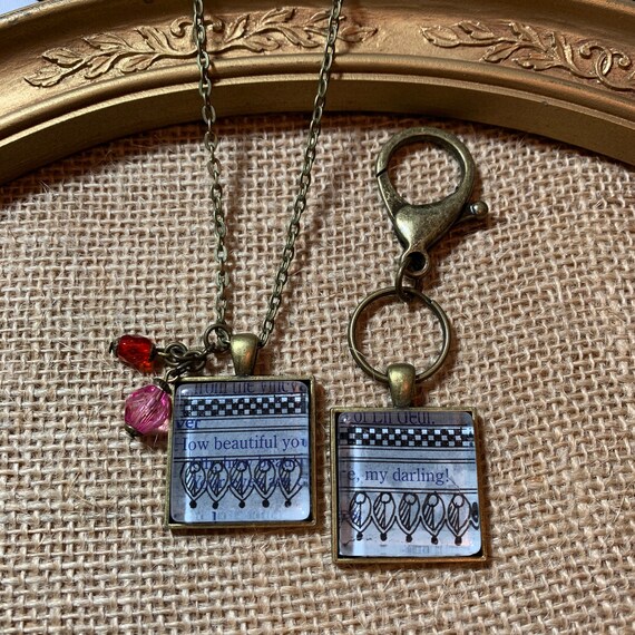 Keychain and Necklace Set From Song of Solomon Etsy