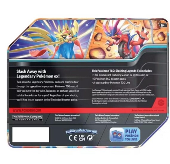 Slashing Legends Tin Koraidon - Etsy