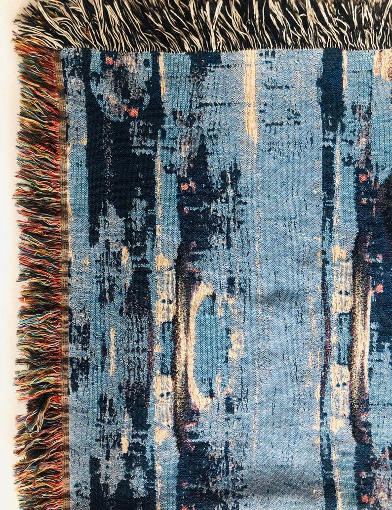 Nymphaea Studio Woven Throw Blanket - Thumbnail 4