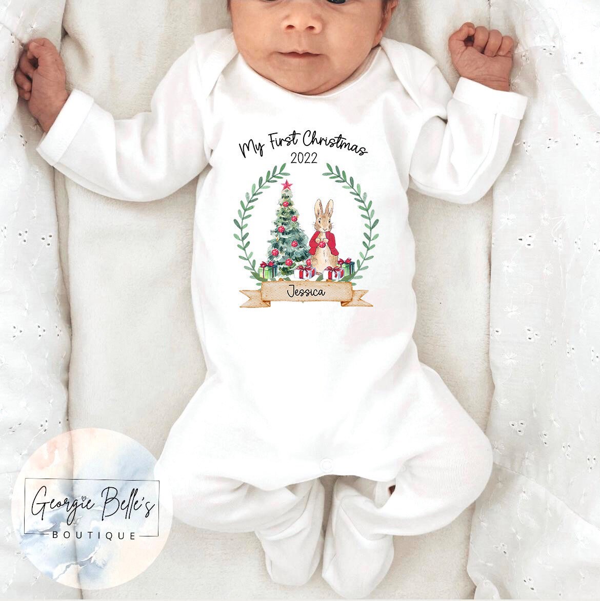 Baby First Christmas Outfit - Etsy UK