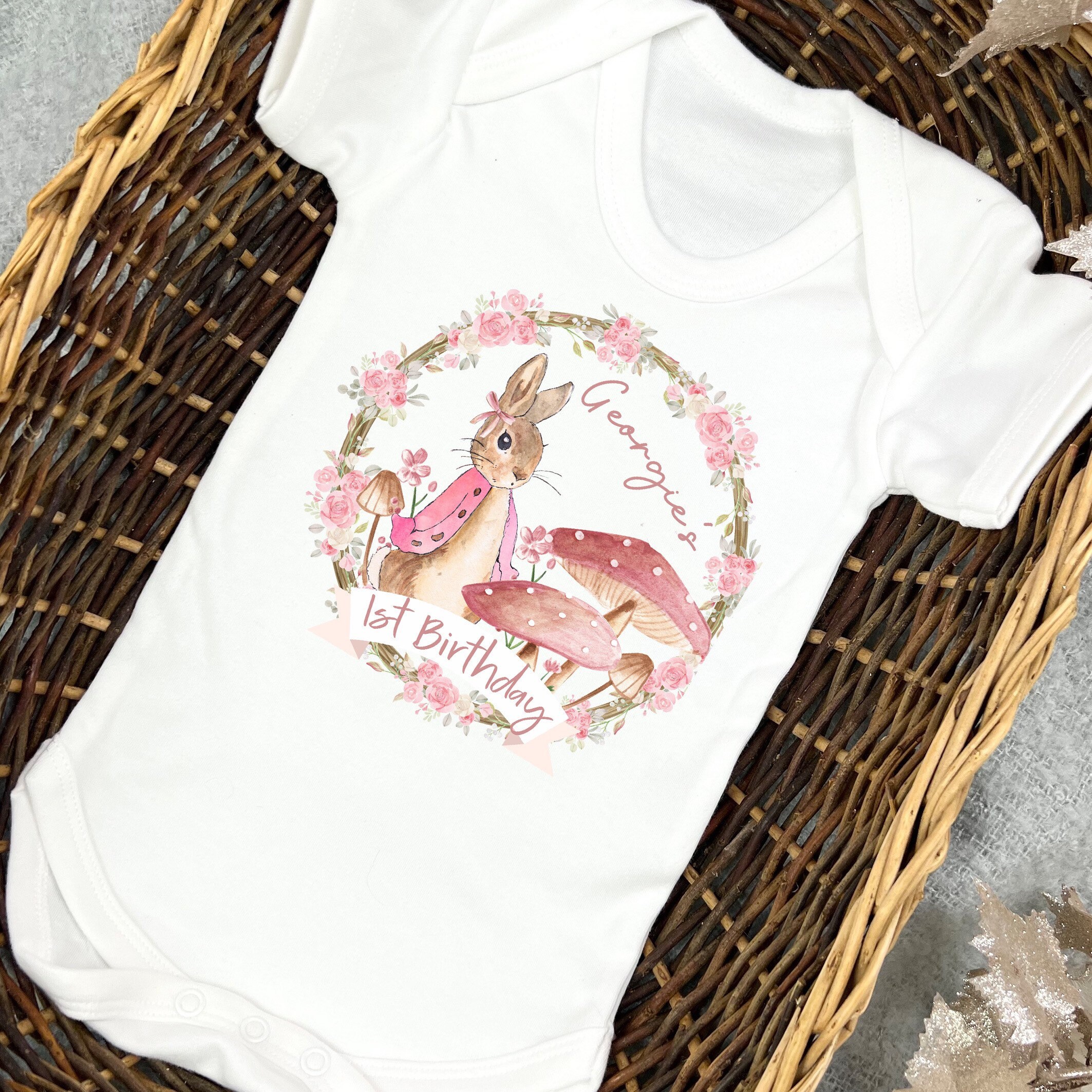 1st birthday personalised clothes