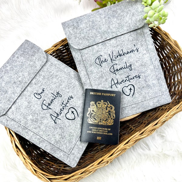 Family Travel Wallet Etsy UK
