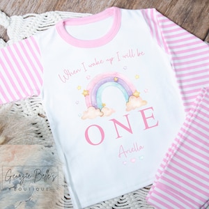 First birthday pajamas girl new arrivals