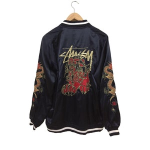 Stussy Sukajan Satin Lion Dragon 