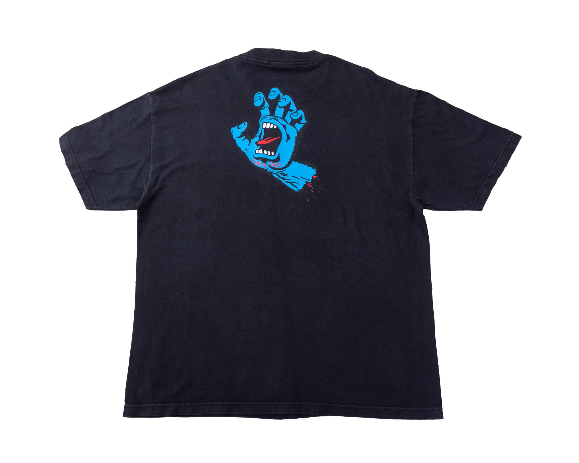 Vintage 80s-90s Santa Cruz Screaming Hand Shirt Biglogo Speed 
