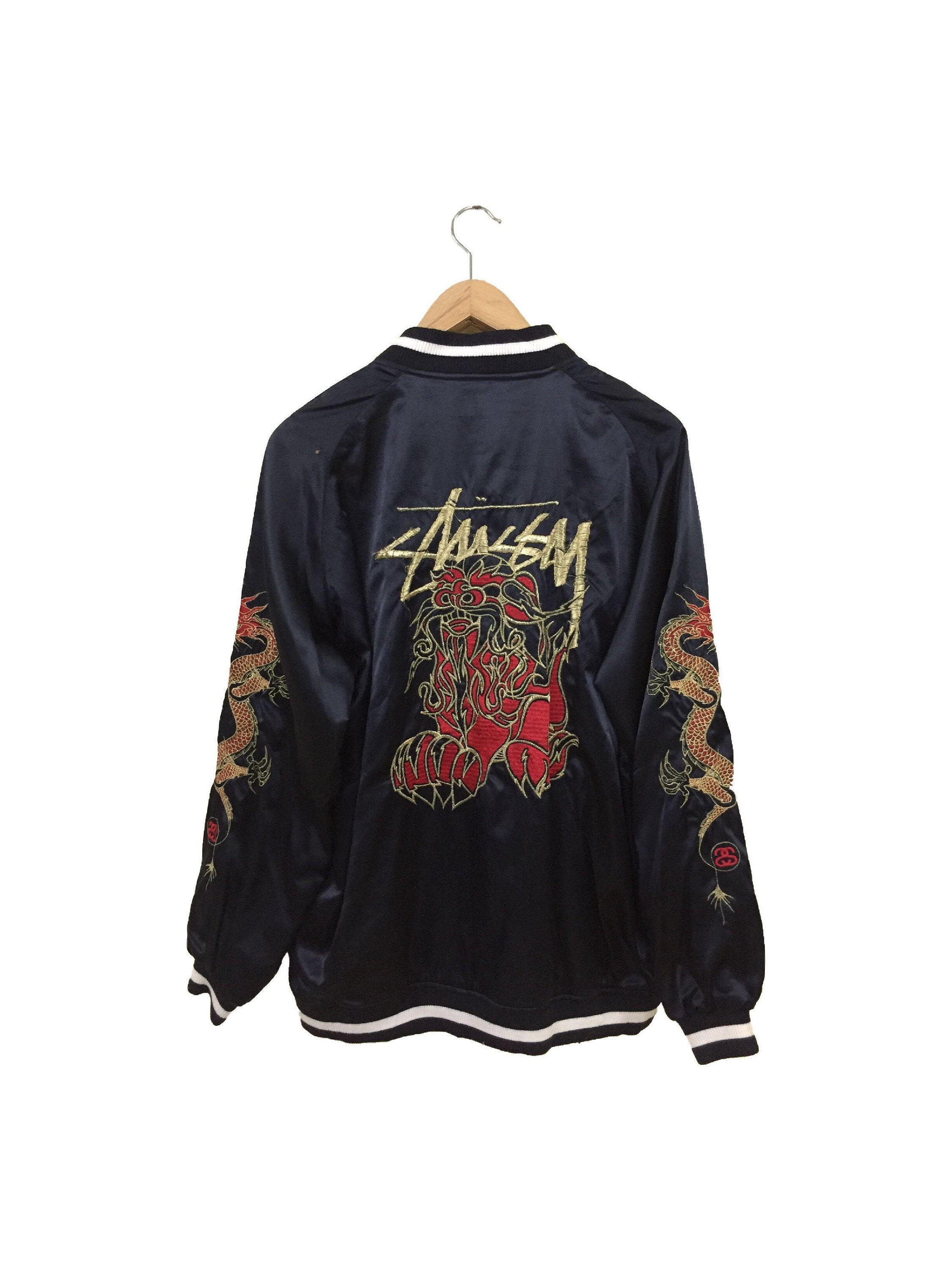Stussy Sukajan Satin Lion Dragon 