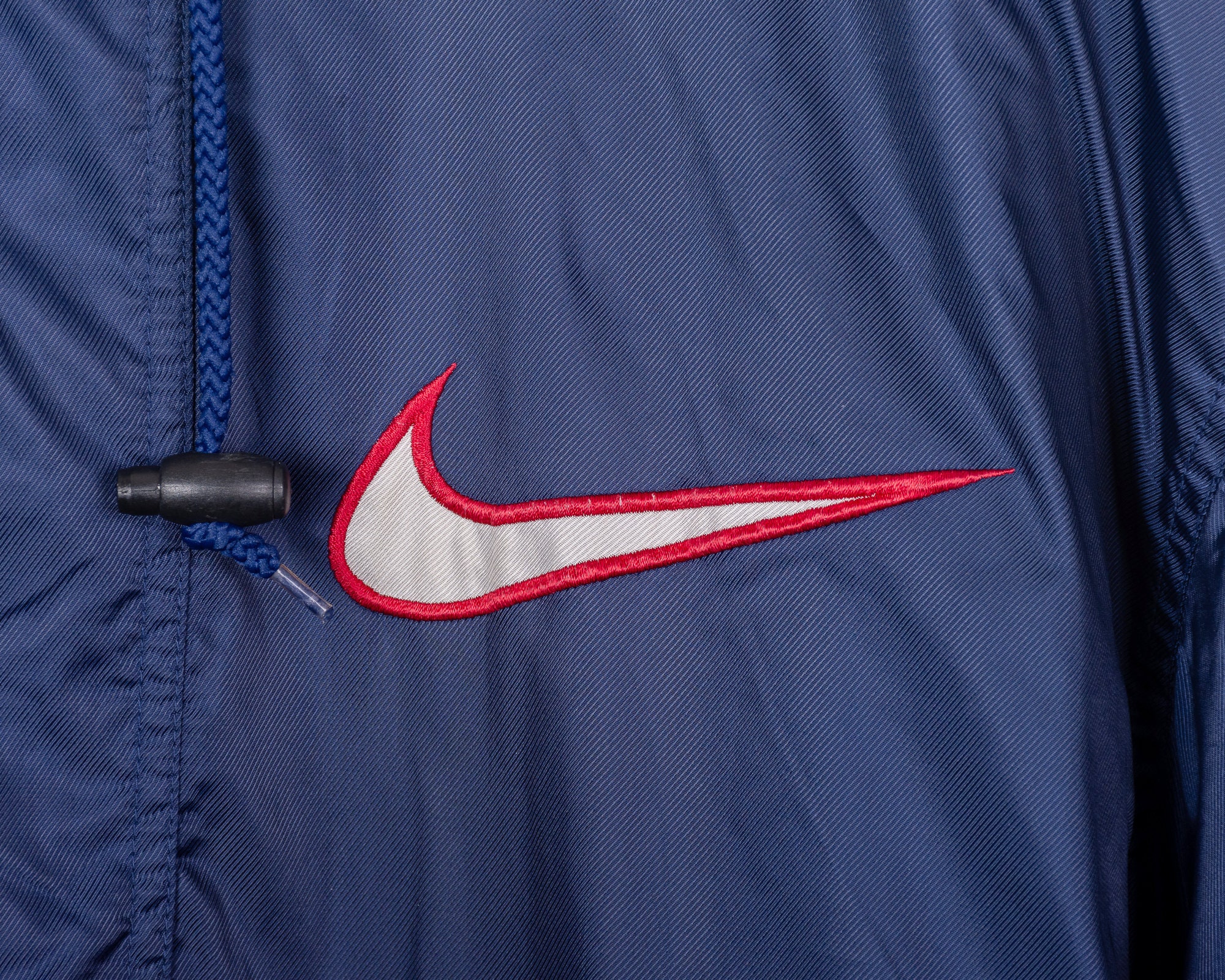 Vintage Nike Jacket Vintage Nike Long Jacket Navy Blue Big | Etsy