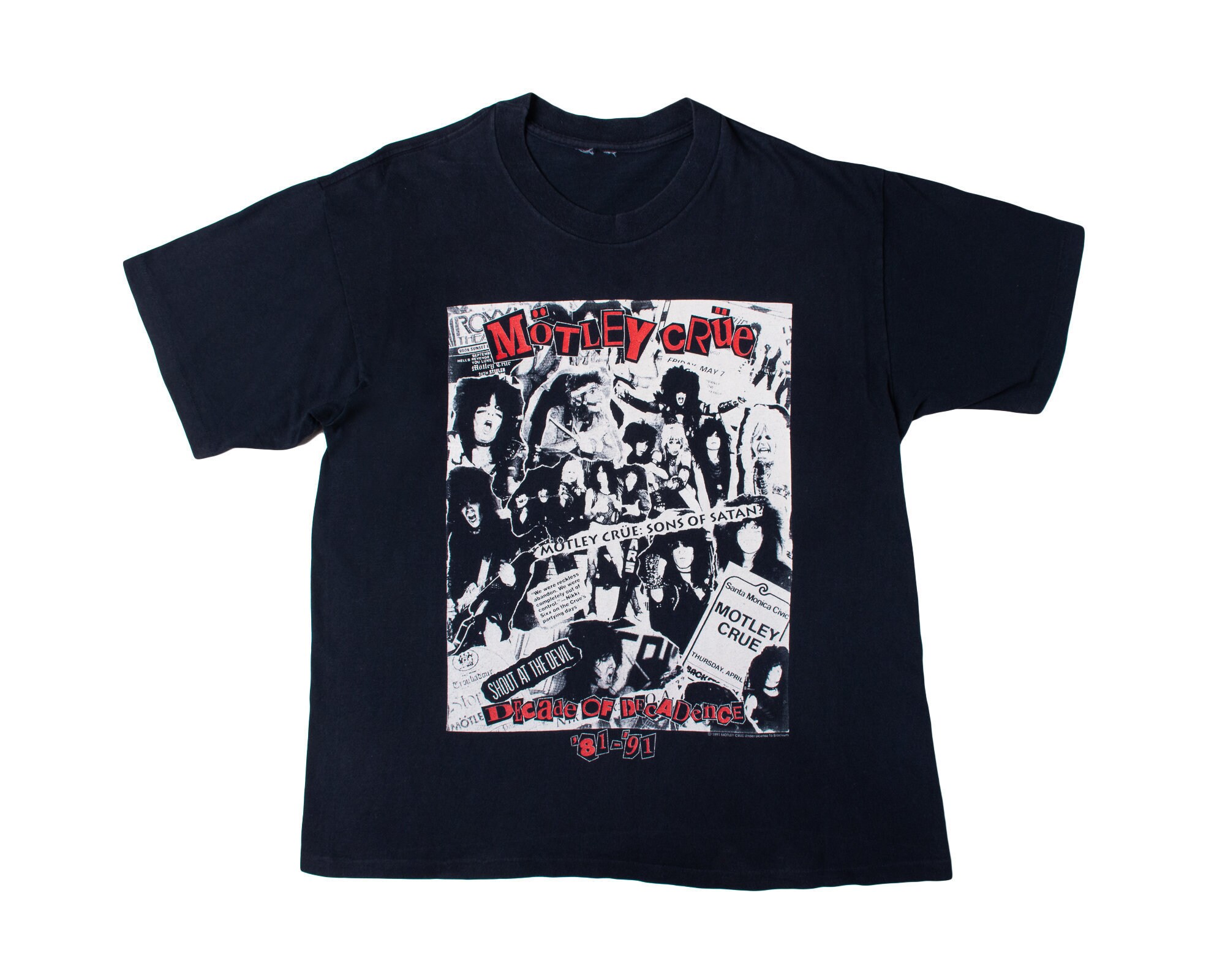 Vintage Motley Crue Shirt Vintage 