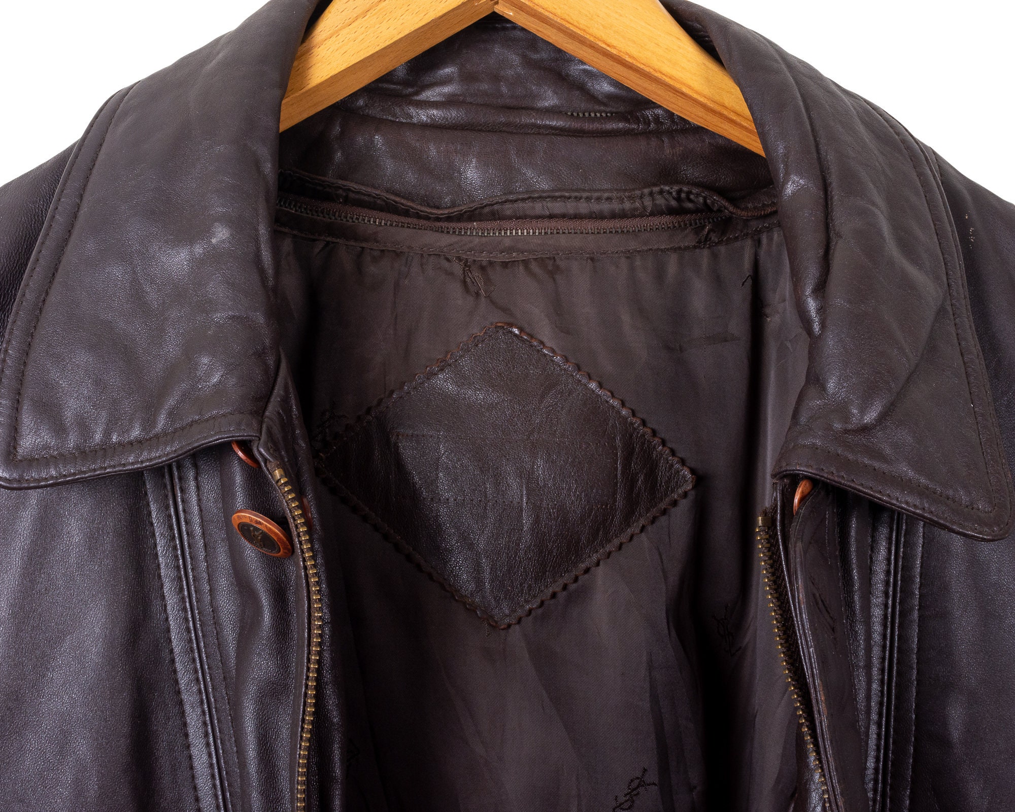 Vintage Yves Saint Lauren Leather Jacket Vintage YSL Leather - Etsy