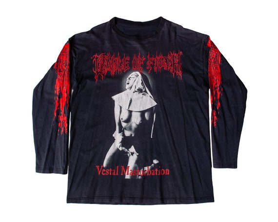 Vintage Cradle Of Filth All Over Print Shirt Rare