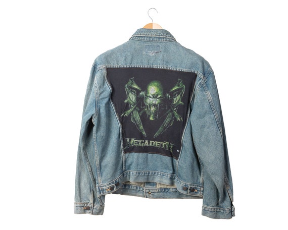 Vintage Megadeth Jacket Vintage Megadeth Metal Roc
