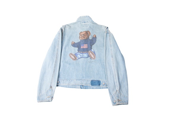 Vintage Polo Bear Ralph Lauren Jeans Jacket Vintag