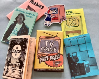 TV GRIME Wax Pack - 5 Zines in 1!