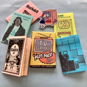 TV GRIME Wax Pack - 5 Zines in 1!