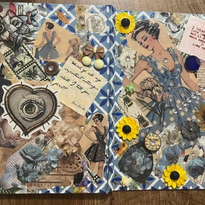 Pretty Kitty Notebook | Repurposed Journal