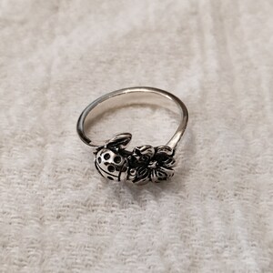James Avery Retired Ladybug Flower Ring Etsy Australia
