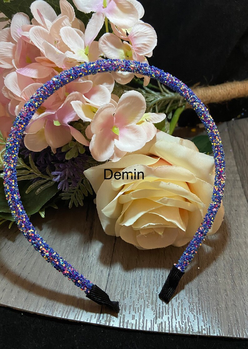 Glitter headbands girls hair accessories socking filler Alice bands hairbands sparkly head band