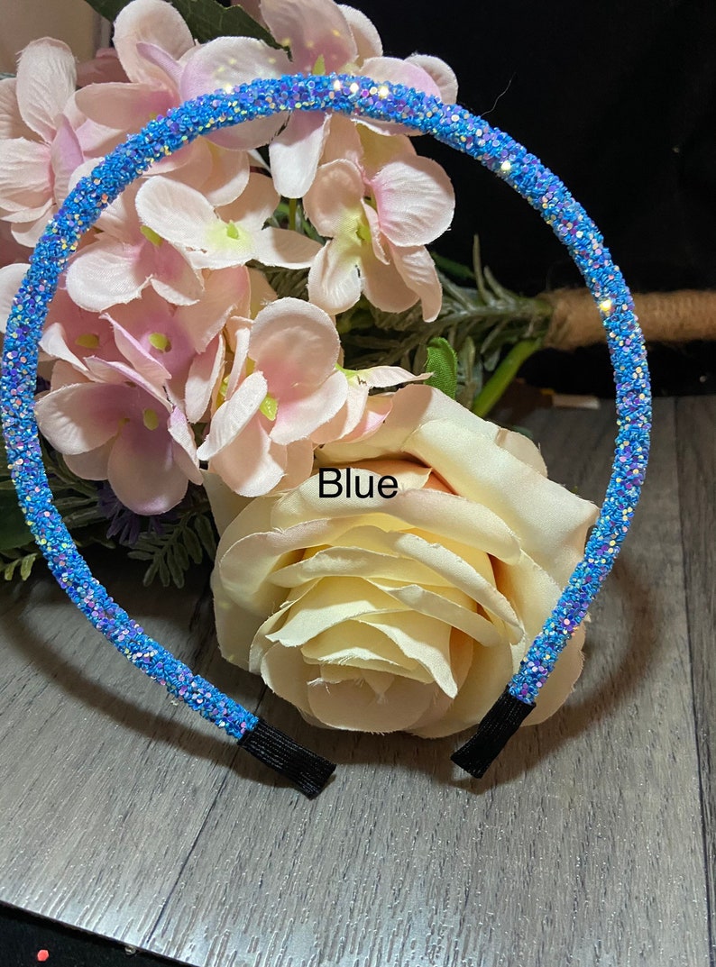 Glitter headbands girls hair accessories socking filler Alice bands hairbands sparkly head band