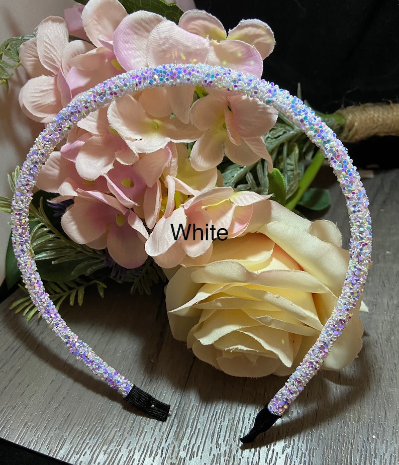 Glitter headbands girls hair accessories socking filler Alice bands hairbands sparkly head band