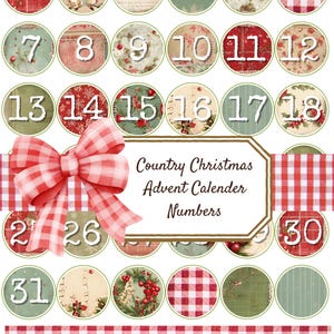 Shabby Country Christmas Advent Kalendernummers, Cadeaukaartjes, Junk Journal Tags, Journal Cards, Old Christmas, Patchwork, December Daily