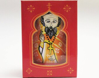 Easter Gift Roly-Poly Weeble Doll: Russian Orthodox Priest