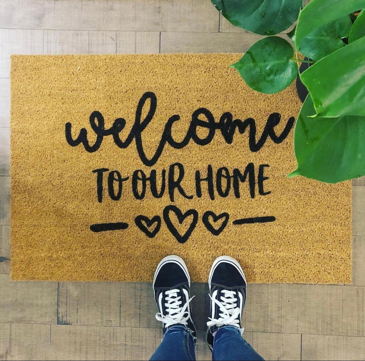 to Our Home Charming Doormat Mat Etsy