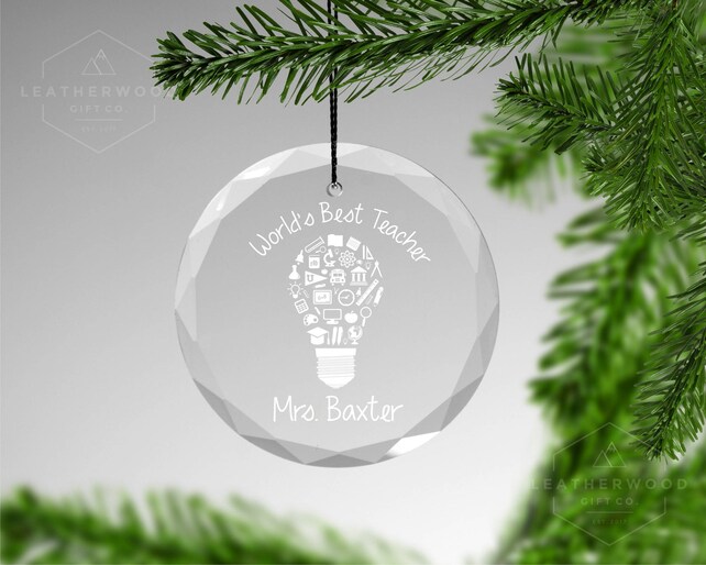 teacher gifts teacher christmas ornament gift for teacher etsy teacher christmas ornament