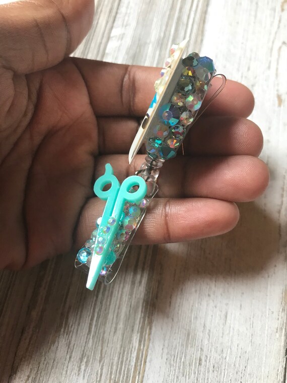 I Give Good Hair Badge Holder Name Tag Badge Reel Hairstylist Etsy