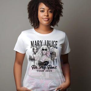 Limited Mary J Blige Vintage Style T-shirt, Fan Gift, Gift for Her/Him MJB Queen of Hip Hop Soul For My Fans Tour Mary J Blige Fans Concert