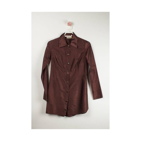Vintage Shirt/Duster 90's Pure Silk Made in Italy