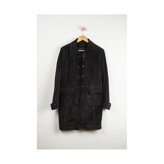 Vintage Suede Midnight Suede Coat