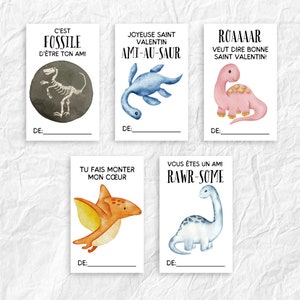Cartes de la Saint-Valentin imprimables pour enfants en français