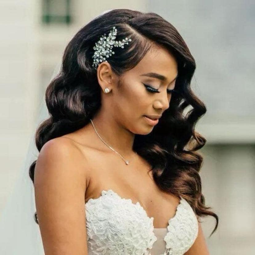 Gold Bridal Comb, Silver Bridal Comb, Rose Gold Bridal Comb, Bridal Hair comb, Crystal Bridal Comb, Wedding Comb