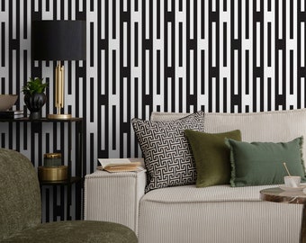 Removable Wallpaper Peel and Stick Wallpaper Wall Paper Wall Mural - Geometric Wallpaper -  D939