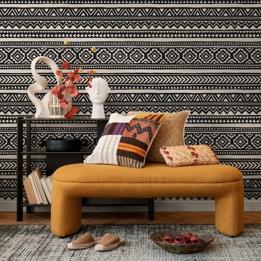 Aztec Peel And Stick Wallpaper