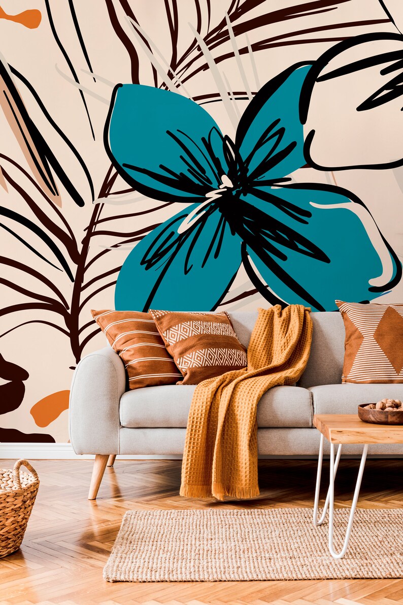 Wallpaper Removable Wallpaper Peel and Stick Wallpaper Wall Etsy