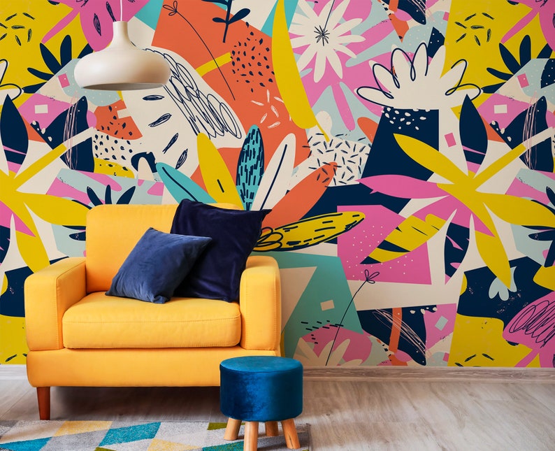 Wallpaper Peel and Stick Wallpaper Removable Wallpaper Home Etsy