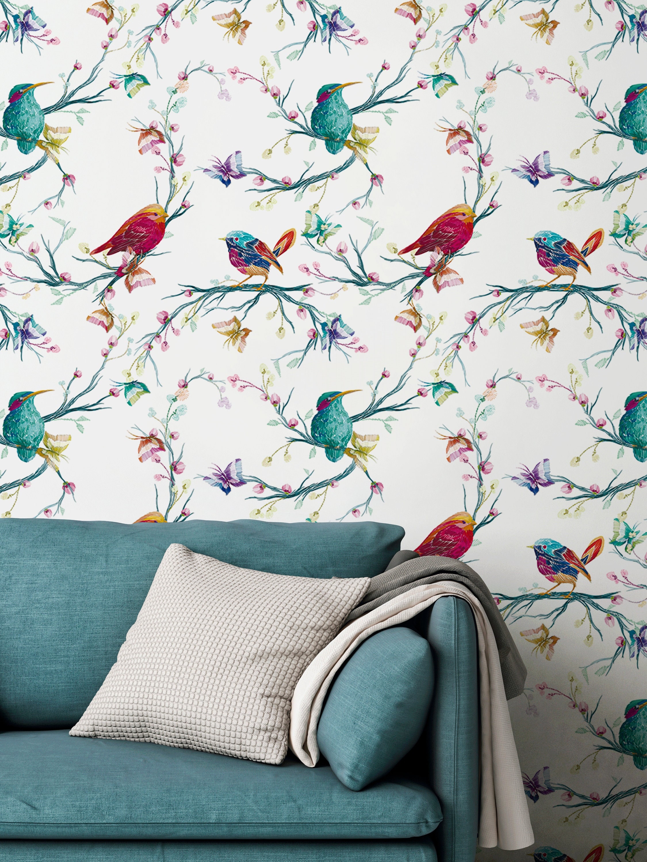 Bird wallpapers  Peel and Stick or NonPasted  Save 25