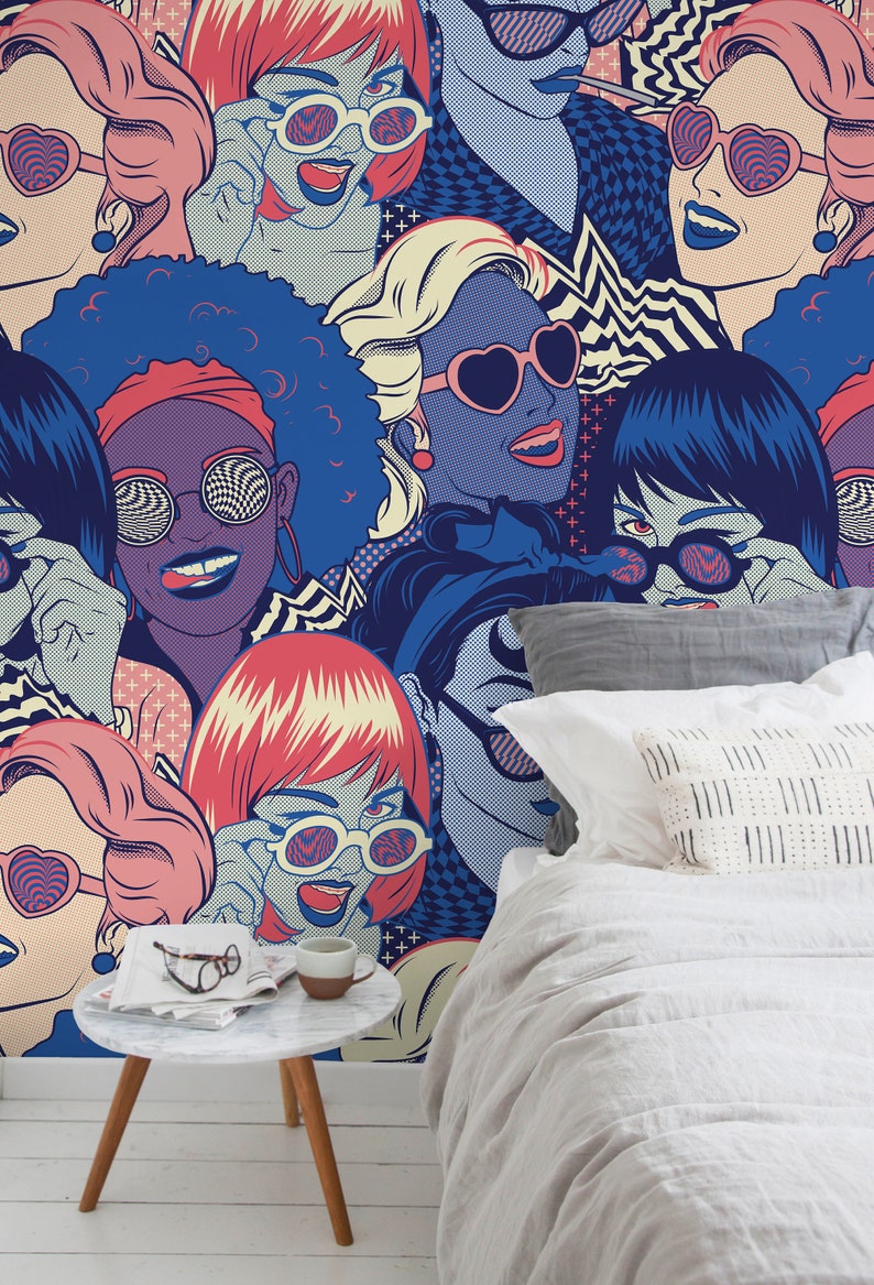 Wallpaper Peel and Stick Wallpaper Removable Wallpaper Home Etsy